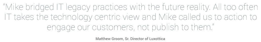 mike walsh event feedback